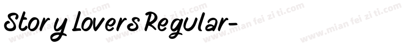 Story Lovers Regular字体转换